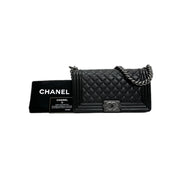 Chanel Leboy Medium Black Caviar